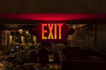 Tavern Exit Sign
