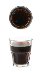 Drinking glass isolated