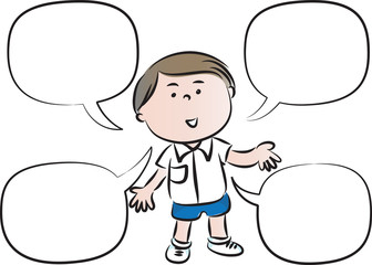 kids with card border