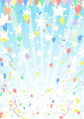 紙吹雪　スター　ガーランド　バルーン