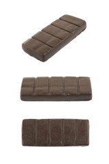 Chocolate bar isolated
