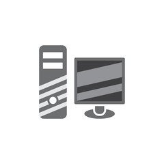 Computer Logo Icon Design