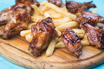 Texas style chicken wings