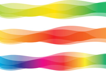 colorful background set