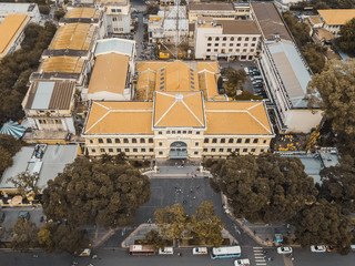 drone view of the old post office