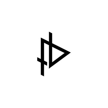 letter fb logo vector