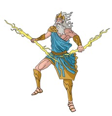 zeus jupiter god of ray © matiasdelcarmine