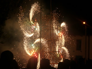 Castillo iluminado