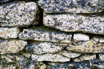 Background of old stone wall texture