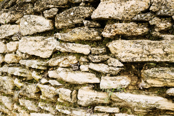 Background of old stone wall texture