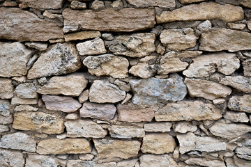 Background of old stone wall texture