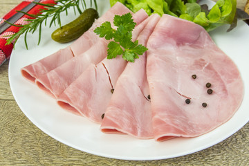 tranches de jambon blanc