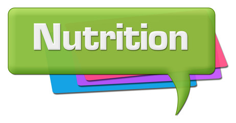 Nutrition Green Colorful Comment Symbol 
