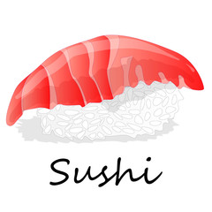 Nigiri Sushi illustration on a white background