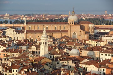 Vue de Venise depuis la tour Campanile de Saint-Marc, Venise, Italie