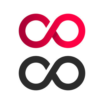 Infinite symbol logo icon