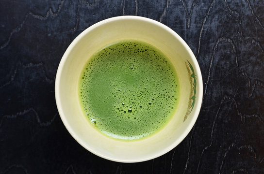 Japanese tea ceremony , Cup of Japanese green tea
