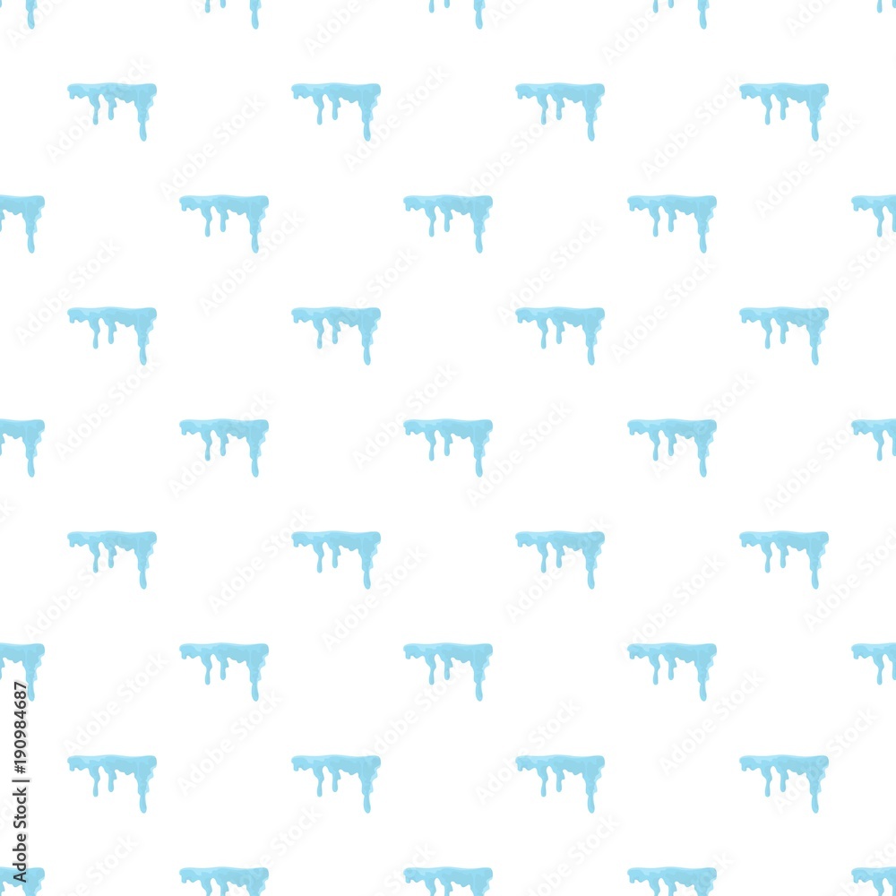 Poster snowdrift pattern seamless in flat style for any design