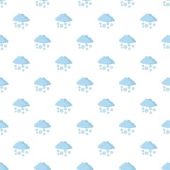 Fototapeta premium Snow cloud holiday pattern seamless in flat style for any design