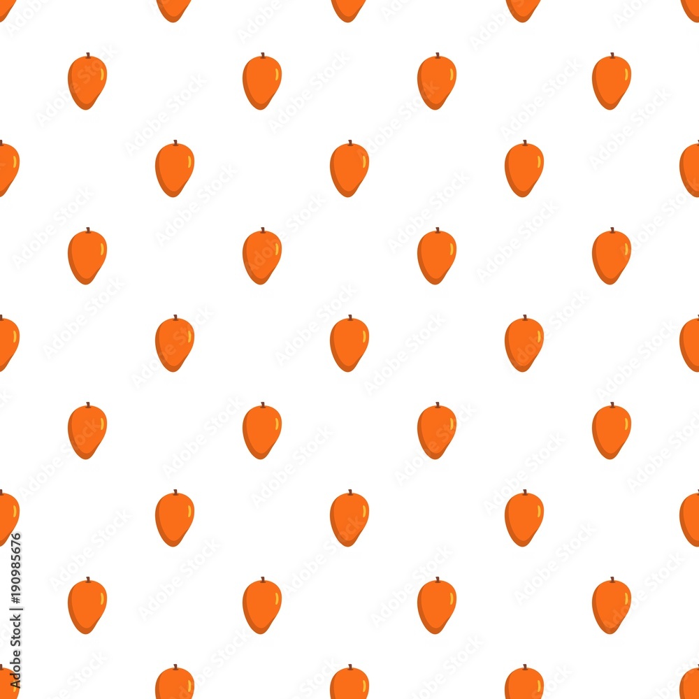 Poster mango pattern seamless in flat style for any design