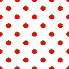 Tomato pattern seamless in flat style for any design