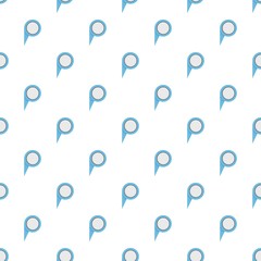 Navigation pin pattern seamless in flat style for any design