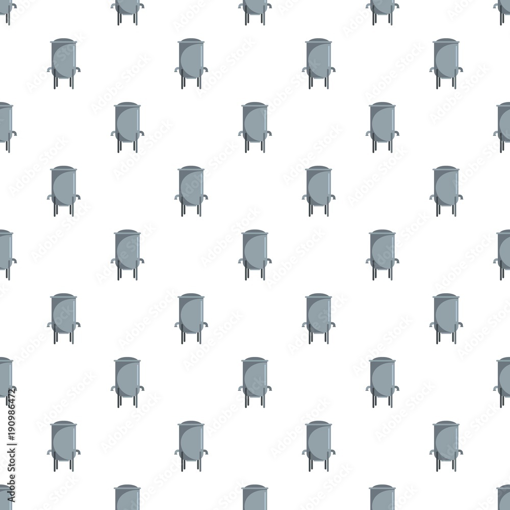 Poster barrel pattern seamless in flat style for any design