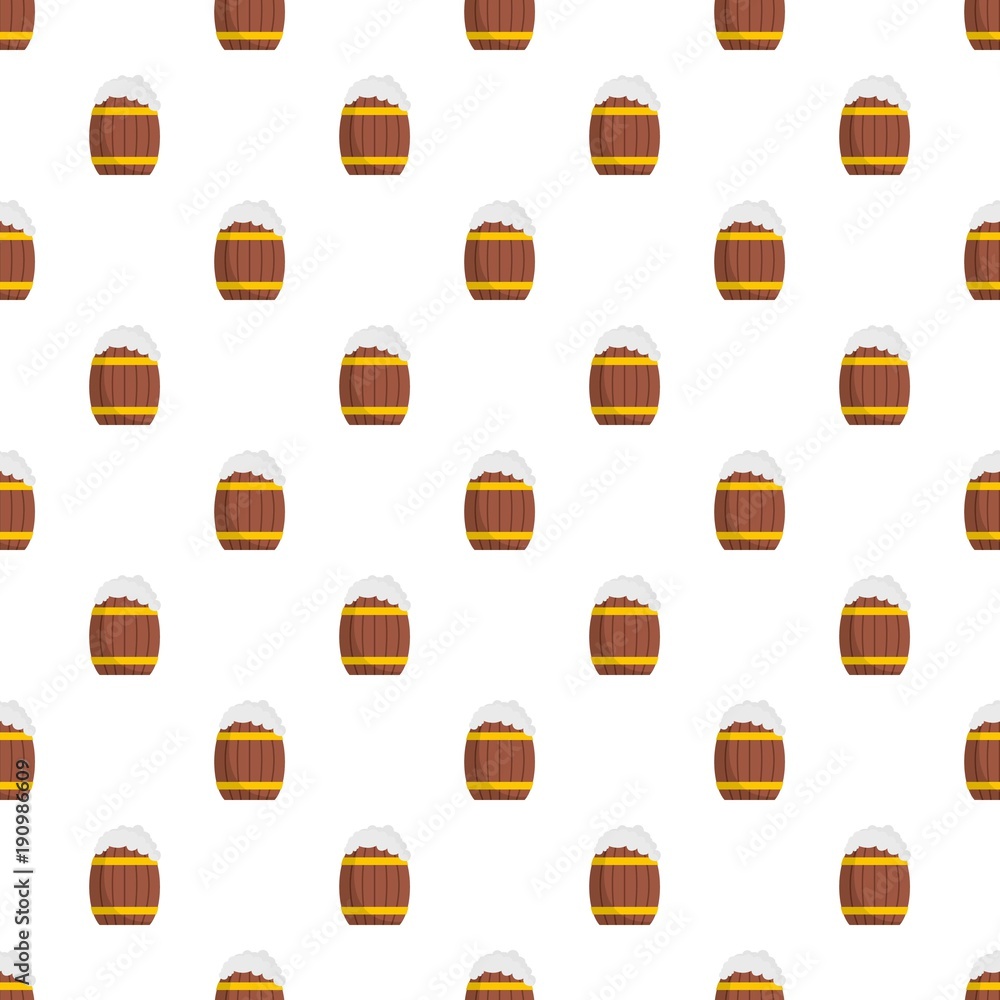 Poster full barrel pattern seamless in flat style for any design