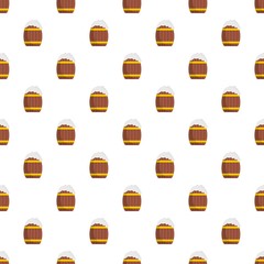 Full barrel pattern seamless in flat style for any design