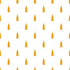 Closed bottle pattern seamless in flat style for any design