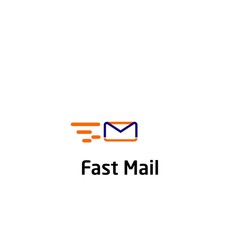 Fototapeta premium Fast Mail Logo
