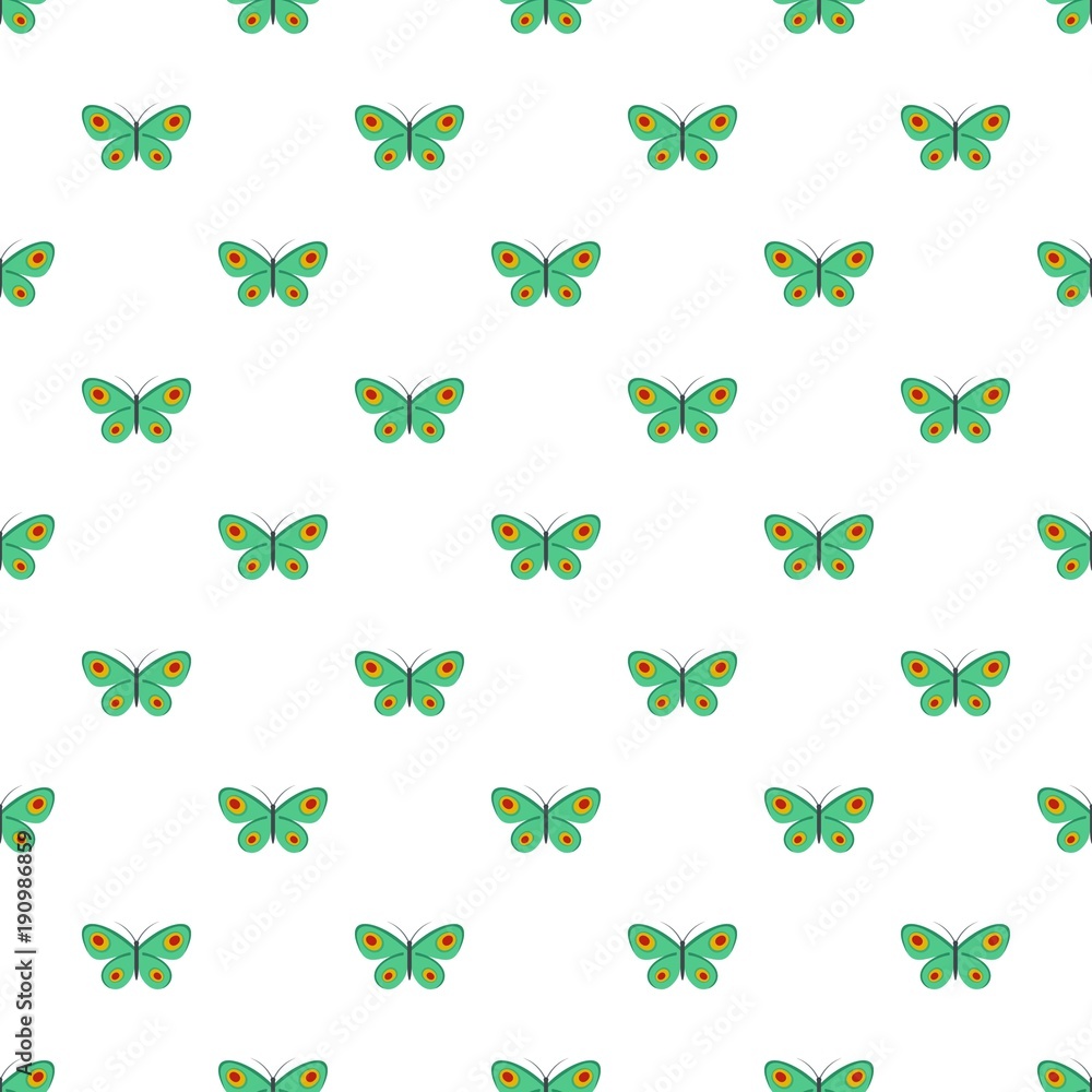 Aufkleber unknown butterfly pattern seamless in flat style for any design