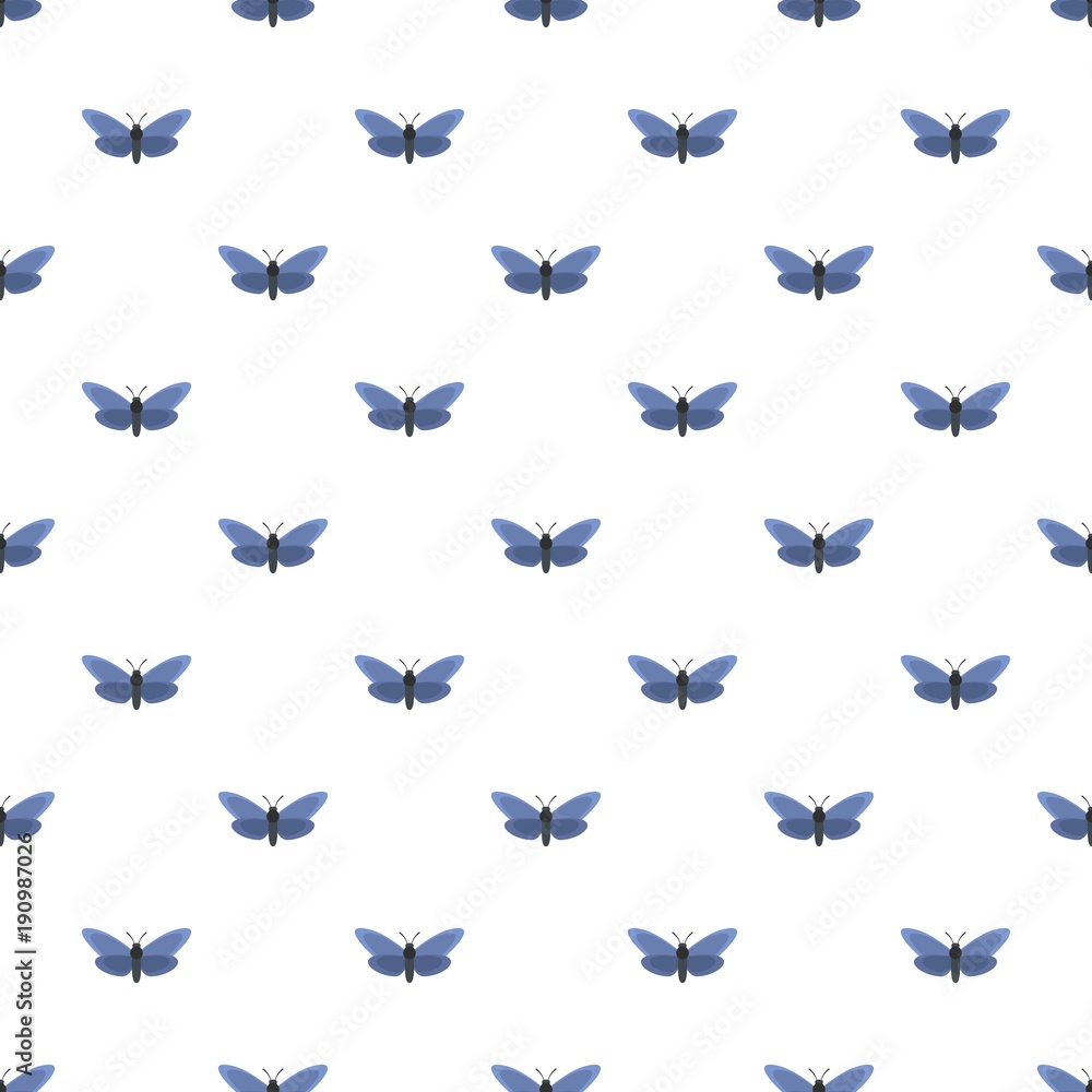 Aufkleber light butterfly pattern seamless in flat style for any design