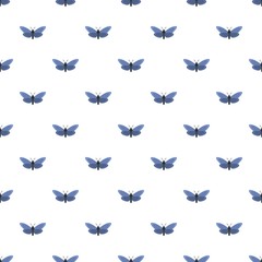 Light butterfly pattern seamless in flat style for any design