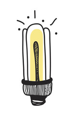 Illustration of a light bulb
