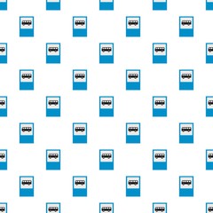 Bus stop pattern seamless in flat style for any design