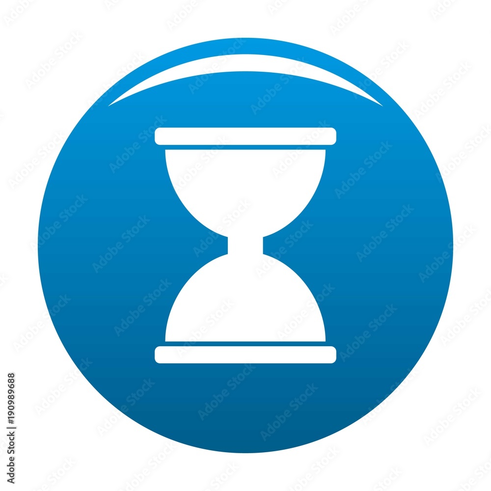 Poster cursor click loading icon vector blue circle isolated on white background