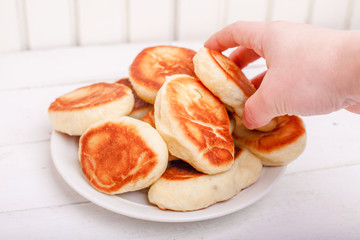 Home-made pastries, patties