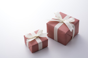 茶色のギフトボックス