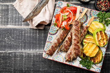 Minced meat kebab