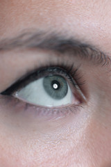 Fototapeta na wymiar close up.beautiful women eye. macro image