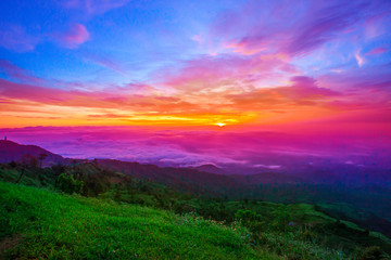 Mountain, Mountain Range, European Alps, Sunset, Springtime
