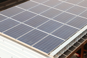 Fototapeta premium olar panel at roof