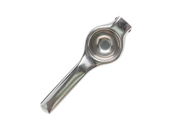 stainless squeezer isolated on white background with clipping path
