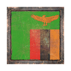 Old Republic of Zambia flag