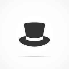 Vector image of icon hats.