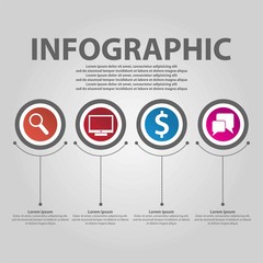 Vector infographic template 