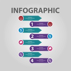 Vector infographic template 