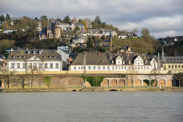 Embankment in Koblenz