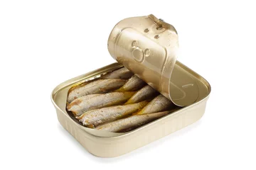Deurstickers Can of sardines © airborne77